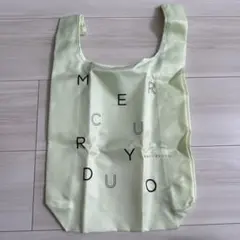 MERCURYDUO ライトグリーン エコバッグ　雑誌　付録