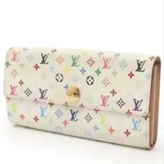 LV ルイヴィトン モノグラムマルチカラー ポルトフォイユサラ ブロン 長財布