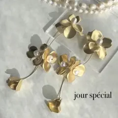 ♡No353  淡水パール　ウェディング　ブライダル　結婚式　ピアス　イヤリング