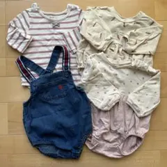 sachikaさま専用☆バースデイ　ロンパース　カバーオール　長袖　セット