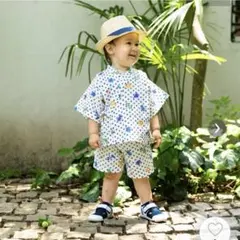 ミキハウスホットビスケッツ＊甚平＊90サイズ