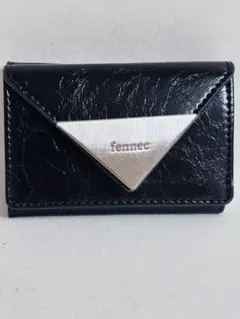 美品 Fennec フェネック 三つ折り財布 ブラック 黒 ミニ コンパクトのサムネイル