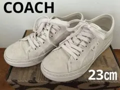 COACH コーチ キャンバス ホワイトスニーカーのサムネイル