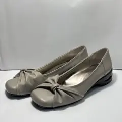 CLUB DE SAKI スクエアトゥリボンパンプス