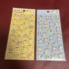 ぷくっとシール　ポチャッコ ポムポムプリン　サンリオ　ダイソー