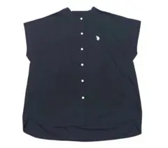 POLO　半袖シャツ　ブラック　LLのサムネイル