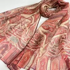 4-8.LUCIANO SOPLANI オリエンタルなペイズリー　シルクストール