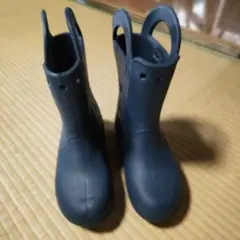 Crocs クロックス キッズ 長靴 ネイビー J3