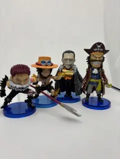 ONE PIECEワーコレ クロコダイル&ロジャー&エース&カタクリ 4体セット