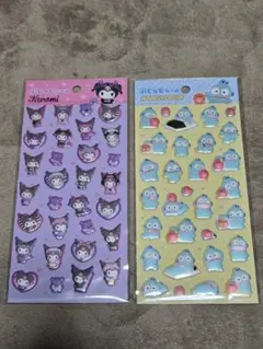 ぷくっとシール　クロミ　ハンギョドン　2枚セット