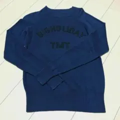 TMT ビッグホリデー ネイビー カシミヤ混 セーター S