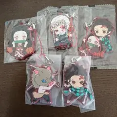 鬼滅の刃 ラバーストラップ ５個セット