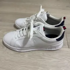 【美品】Polo ポロ　ラルフローレン　ホワイト カジュアルスニーカーのサムネイル