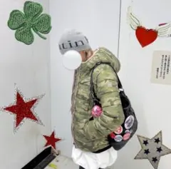 GAP カモフラージュ柄ダウンジャケット kids XXL regular