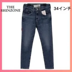 新品タグ付】THE SHINZONE ストレッチスキニーデニム 34 青 正規品のサムネイル