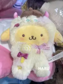 カラフルポップモンスター ポムポムプリン マスコットホルダー