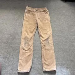BREEZE ベージュ コーデュロイ パンツ ウエストゴム　130