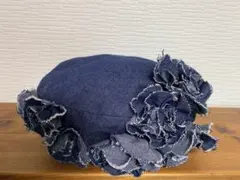 お*ん様 薔薇色の帽子 フリルベレー帽