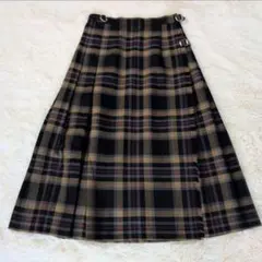 ◆美品 オニールオブダブリン ON CHK KILT キルトラップスカート