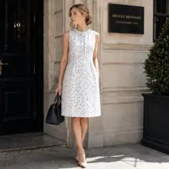 BROOKS BROTHERS★　ワンピース　ノースリーブ　花柄　フラワー　上品のサムネイル