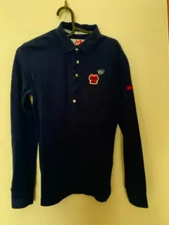 MASTER BUNNY EDITION 長袖ポロシャツ ネイビー サイズ1