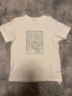 PAR ICI 半袖Tシャツ ホワイト イラストプリントのサムネイル