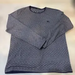 BURBERRY BLACK LABEL チェック柄ニットトレーナーのサムネイル