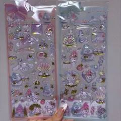 Sanrio シナモロール マイメロディ シール 2シートセット