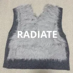 新品未使用　ラディエイト　ニットベスト サイズ38 グレー