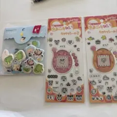 たまごっち　ぷっくりピースシール　バルーン　キラキラシール