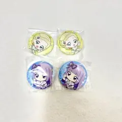 アイカツ プリパラ ガチャガチャ 缶バッジ 新条ひなき 氷上スミレ ルミナス