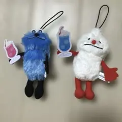 パペットスンスン ノンノン　ぬいぐるみマスコット まとめ売り　クリームソーダ