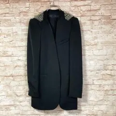 ザラベーシック ZARA BASIC ジャケット スーツ ノーカラー ビジューのサムネイル