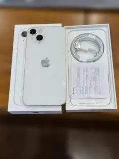 箱付きApple iPhone 13 ホワイト128GB SIMフリー