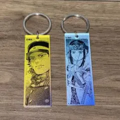 連載完結記念 ゴールデンカムイ展 メタリックアクリルキーホルダー