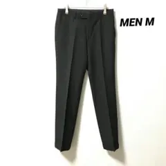 メンズ スラックス ブラック YA5 ウール混 ビジネス