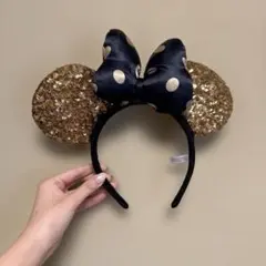 m*.様 ミッキー耳カチューシャ ゴールド