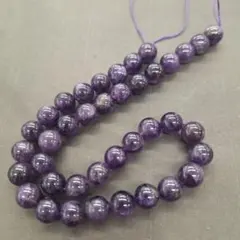 天然石　ウルグアイ産　アメジスト　10㎜ 　一連　　175