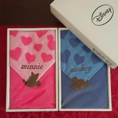 DISNEY ディズニー ハンドタオル(ウォッシュタオル) ミッキー＆ミニー