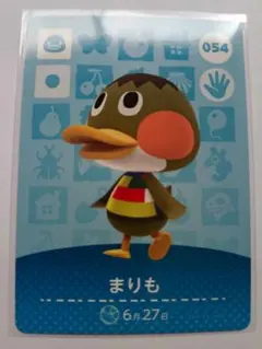 あつまれどうぶつの森 あつ森 どう森 amiibo カード まりも