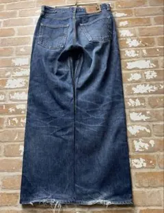 00s リーバイス　Levis 506 デニム　ヒゲ　ハチノス　ダメージ　古着