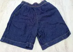 GU　ジーユー　デニムハーフパンツ　140　キッズ