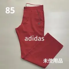 未使用品 アディダス メンズ ゴルフ 薄手 パンツ 赤 ウエスト85cm