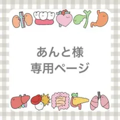 あんと様専用ページ