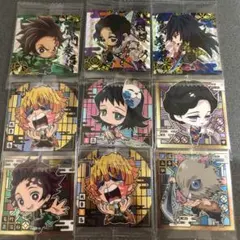 鬼滅の刃ウエハース　ディフォルメシール9枚