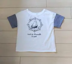 マリンプリントTシャツ Sサイズ　夏のサムネイル