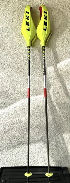 レキ　LEKI  SL スラロームストック 115cm パンチガード付き レキ LEKI SL スラロームストック 115cm パンチガード付き