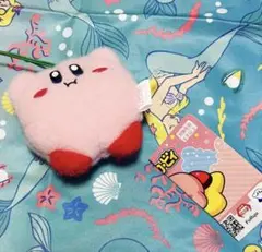 星のカービィ ふわもこワッペンマスコット ほおばり