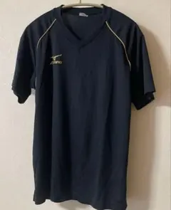 本日限定お値下げ　Mizuno 黒 Vネックスポーツシャツ M