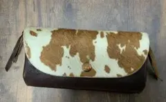 キソラレザー ハラコ 長財布